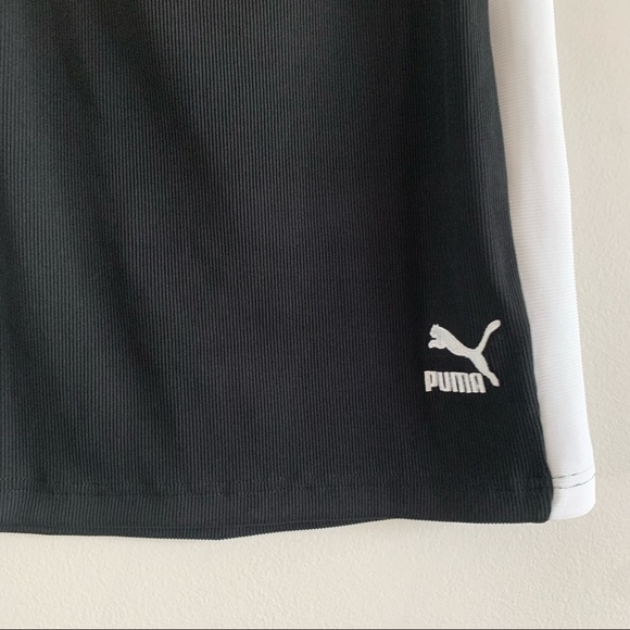 Sunmi X PUMA classics ribbed mini skirt black - Picture 4 of 14
